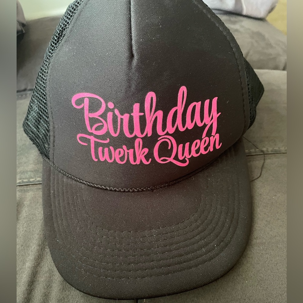 Birthday Twerk Queen snap back hat